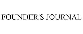 FOUNDER'S JOURNAL trademark