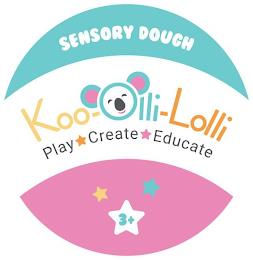 KOO-OLLI-LOLLI SENSORY DOUGH PLAY CREATE EDUCATE 3+ trademark