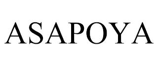 ASAPOYA trademark