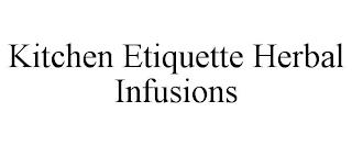 KITCHEN ETIQUETTE HERBAL INFUSIONS trademark