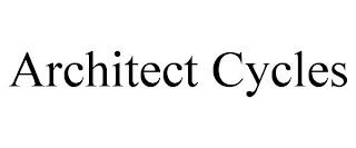 ARCHITECT CYCLES trademark