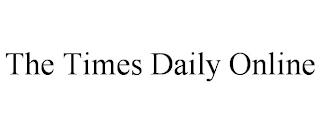 THE TIMES DAILY ONLINE trademark