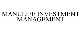 MANULIFE INVESTMENT MANAGEMENT trademark