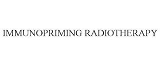 IMMUNOPRIMING RADIOTHERAPY trademark