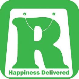 R HAPPINESS DELIVERED trademark