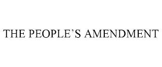 THE PEOPLE'S AMENDMENT trademark