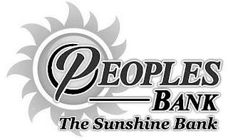 PEOPLES BANK THE SUNSHINE BANK trademark