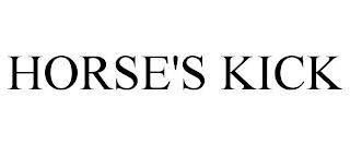 HORSE'S KICK trademark