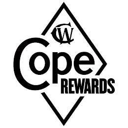 CW COPE REWARDS trademark