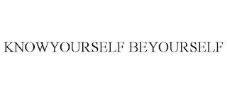 KNOWYOURSELF BEYOURSELF trademark