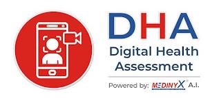 DHA DIGITAL HEALTH ASSESSMENT POWERED BY: MEDINYX A.I. trademark