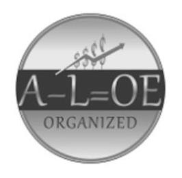 A-L=OE ORGANIZED trademark