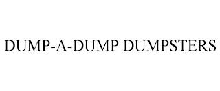 DUMP-A-DUMP DUMPSTERS trademark