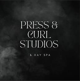 PRESS & CURL STUDIOS & DAY SPA trademark