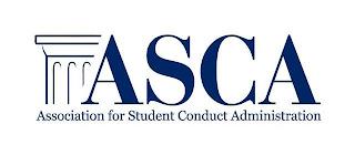 ASCA ASSOCIATION FOR STUDENT CONDUCT ADMINISTRATION trademark