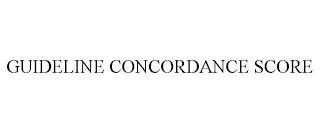 GUIDELINE CONCORDANCE SCORE trademark