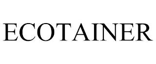 ECOTAINER trademark