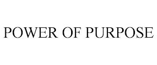 POWER OF PURPOSE trademark