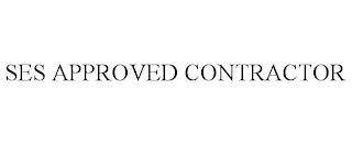 SES APPROVED CONTRACTOR trademark