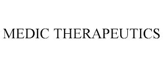 MEDIC THERAPEUTICS trademark