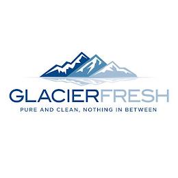 GLACIERFRESH PURE AND CLEAN, NOTHING IN BETWEEN trademark