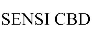 SENSI CBD trademark