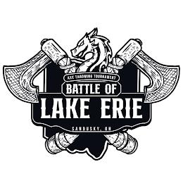 AXE THROWING TOURNAMENT BATTLE OF LAKE ERIE SANDUSKY, OH trademark