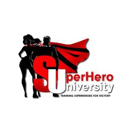 SUPERHERO UNIVERSITY TRAINING SUPERHEROES FOR VICTORY trademark