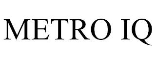 METRO IQ trademark