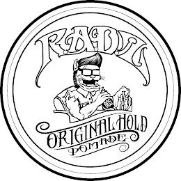 R.A.D.Z 805 ORIGINAL HOLD POMADE trademark