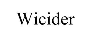 WICIDER trademark