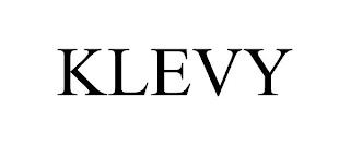 KLEVY trademark