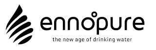 ENNOPURE THE NEW AGE OF DRINKING WATER trademark