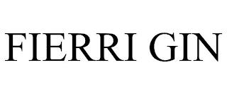 FIERRI GIN trademark