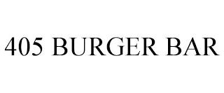 405 BURGER BAR trademark