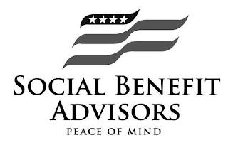 SOCIAL BENEFIT ADVISORS PEACE OF MIND trademark