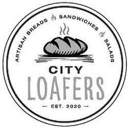 ARTISAN BREADS SANDWICHES SALADS CITY LOAFERS EST 2020 trademark