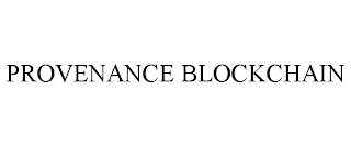 PROVENANCE BLOCKCHAIN trademark