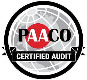 PAACO CERTIFIED AUDIT trademark