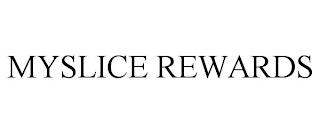 MYSLICE REWARDS trademark