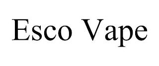 ESCO VAPE trademark