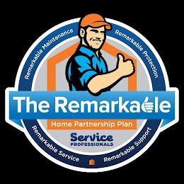 THE REMARKABLE HOME PARTNERSHIP PLAN SERVICE PROFESSIONALS REMARKABLE SERVICE REMARKABLE SUPPORT REMARKABLE PROTECTION REMARKABLE MAINTENANCE trademark