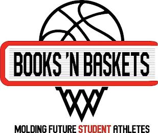 BOOKS 'N BASKETS MOLDING FUTURE STUDENT ATHLETES trademark