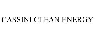 CASSINI CLEAN ENERGY trademark