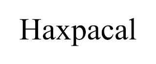 HAXPACAL trademark