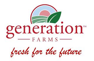 GENERATION FARMS FRESH FOR THE FUTURE trademark