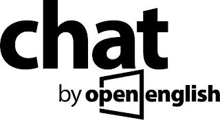 CHAT BY OPEN ENGLISH trademark