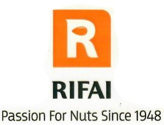 R RIFAI PASSION FOR NUTS SINCE 1948 trademark