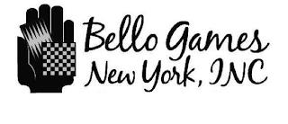 BELLO GAMES NEW YORK, INC trademark