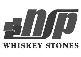 NSP WHISKEY STONES trademark